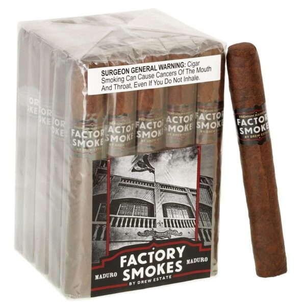 Factory Smokes Maduro Toro b